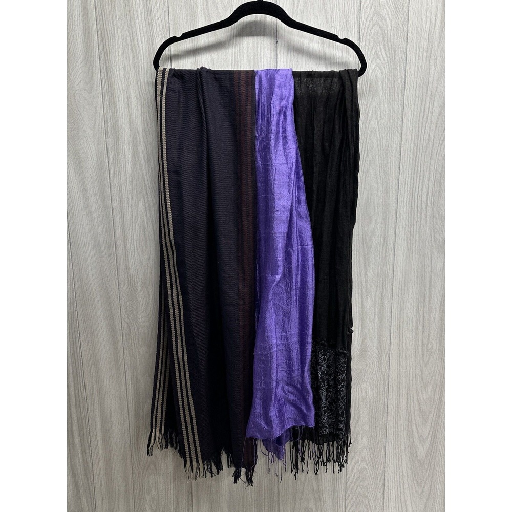 Scarf Customâ Bundle (Set of 3) Various Patterns, Materials & Lengths - Set H